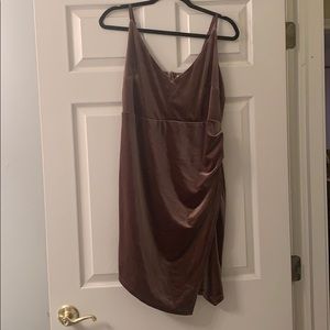 Forever 21 crushed velvet party dress